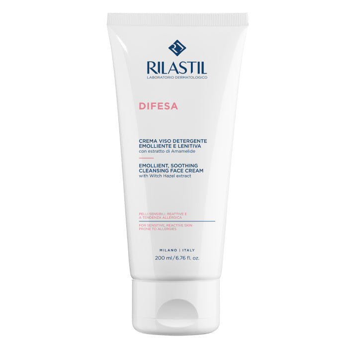 Rilastil Difesa Emollient,Soothing Cleansing Face Cream 200ml