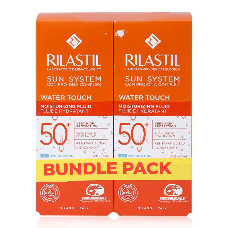 Rilastil Sun System Water Touch Moisturizing Fluid Spf50+ 50Ml Value Pack