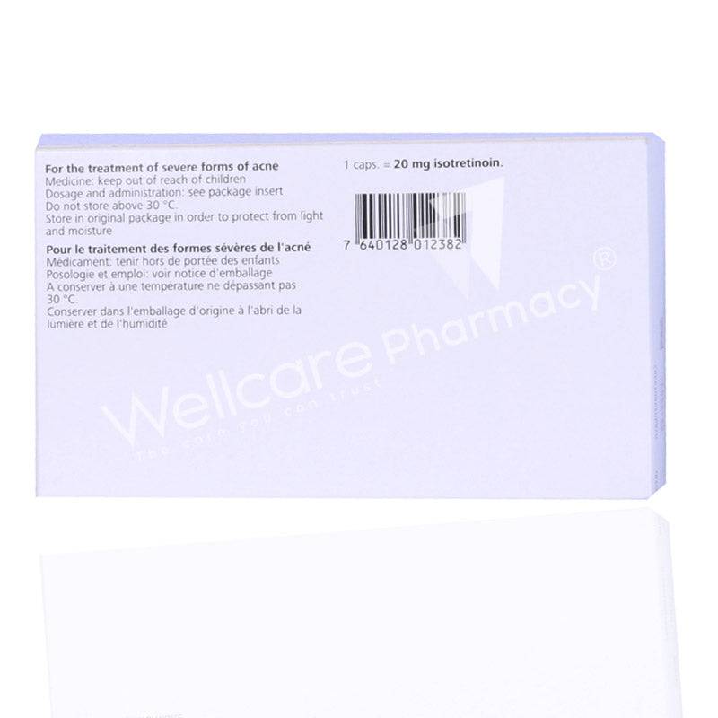 Roaccutane 20Mg Capsules 30'S - Wellcare Pharmacy