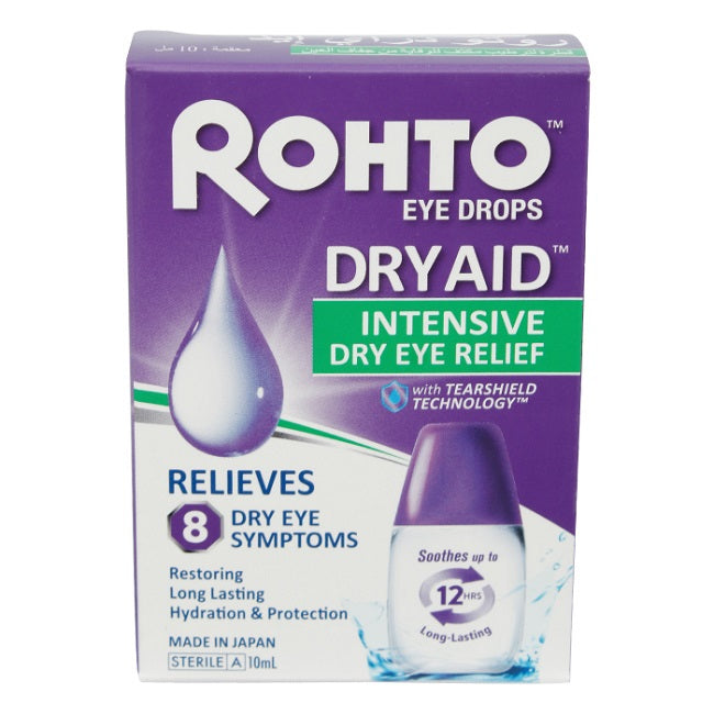 Rohto Dry Aid Eye Drops 10Ml