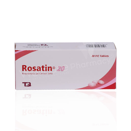 Rosatin 20Mg Tablets 30'S