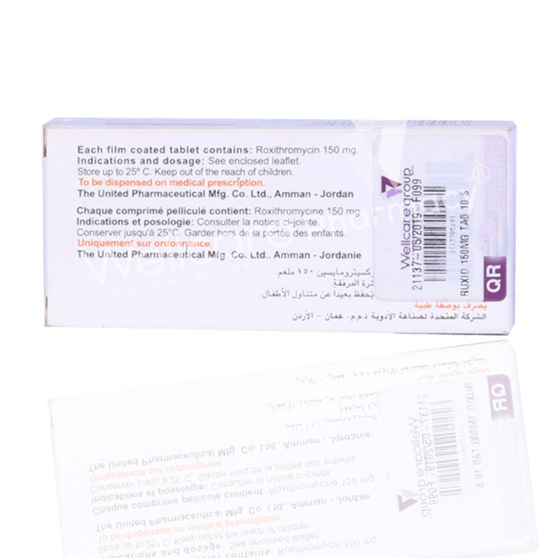 Ruxid 150Mg Tablets 10'S