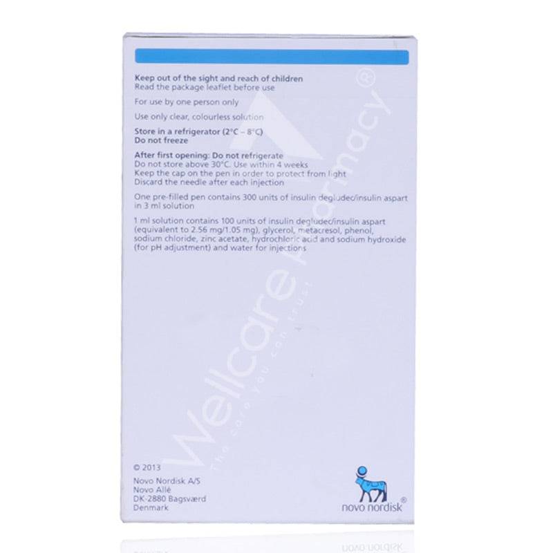 Ryzodeg 100Iu/Ml Flex Touch Prefil 5'S - Wellcare Pharmacy