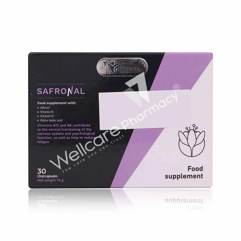 Safronal Capsules 30'S