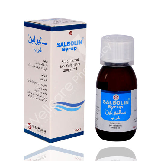 Salbolin 2Mg/5Ml Syrup 100Ml