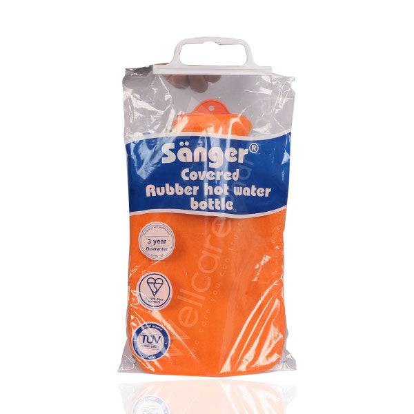 Sanger 133864 Hot Water Bag With Cover Orange - Wellcare Pharmacy