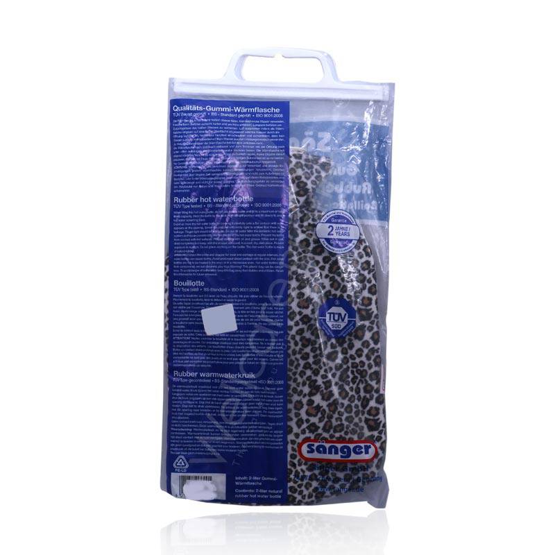 Sanger Hot Water Bag Velvet Cover Jaguar - Wellcare Pharmacy