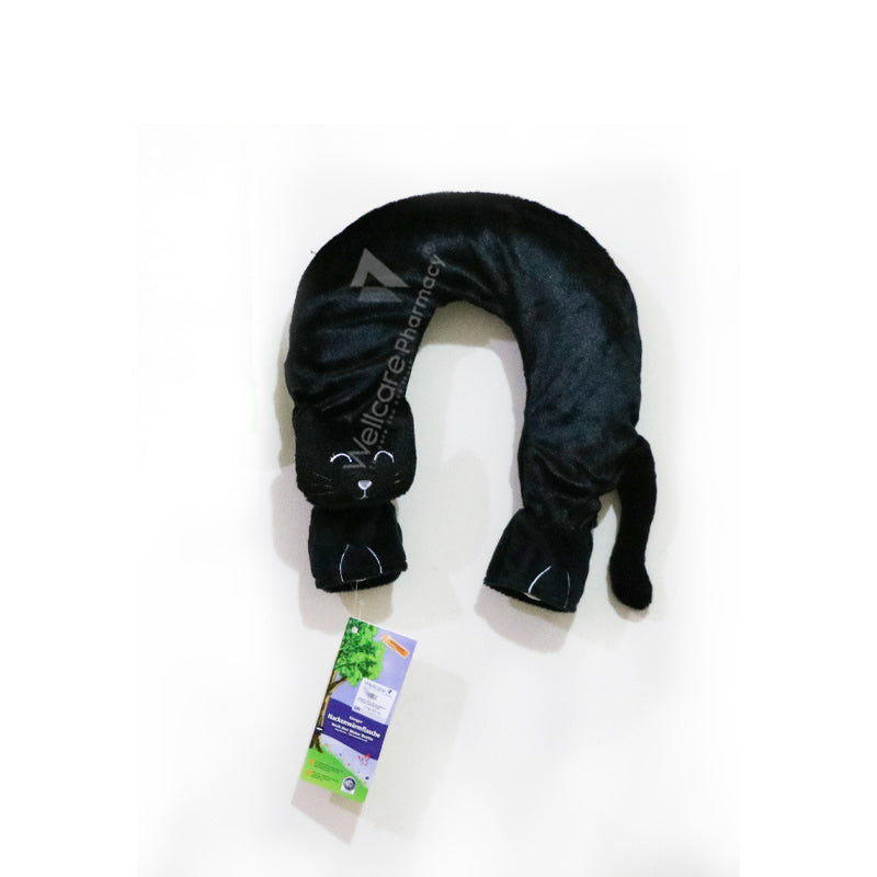 Sanger Neck Hot Water Bag Cat Black Cover