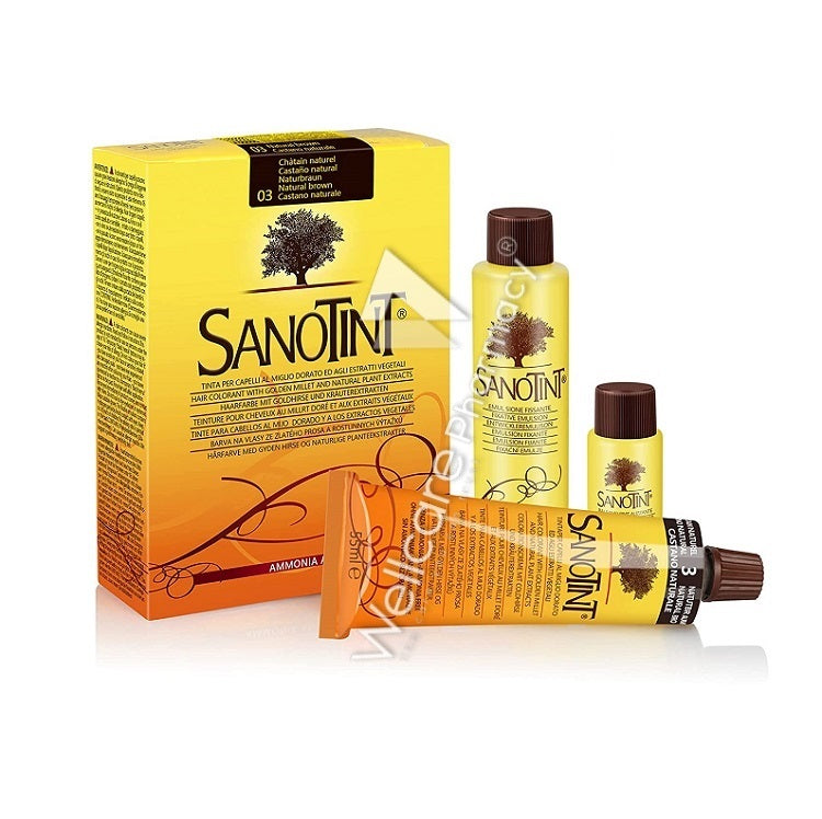 Sanotint 03 Natural Brown Hair Colour 125ml
