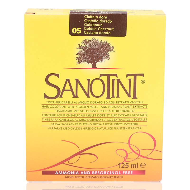 Sanotint 05 Gold/Chestnut Hair/Colour 125ml - Wellcare Pharmacy