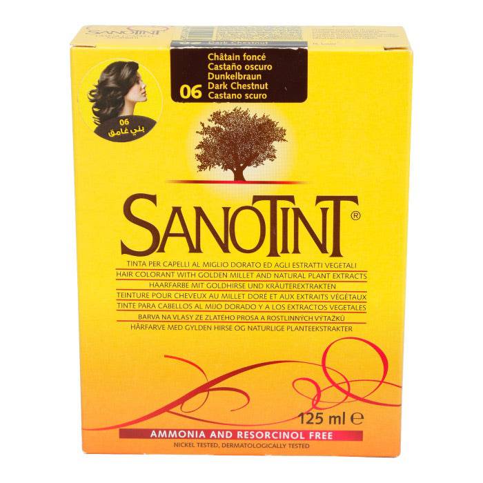 Sanotint 06 Dark Chestnut Hair Colour 125Ml