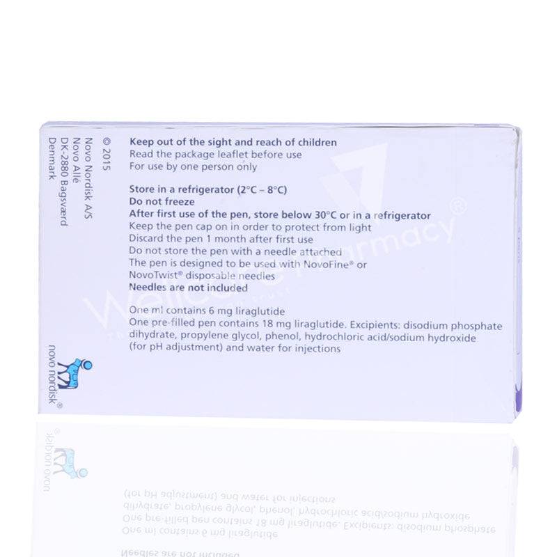 Saxenda 6Mg/Ml Solution For Injection 3Ml 5'S - Wellcare Pharmacy