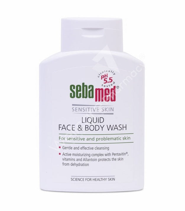 Sebamed Liquid Face & Body Wash W/Pump 300ml