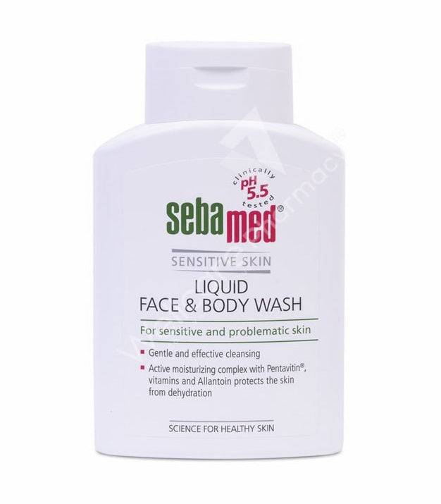 Sebamed Liquid Face & Body Wash W/Pump 300Ml - Wellcare Pharmacy