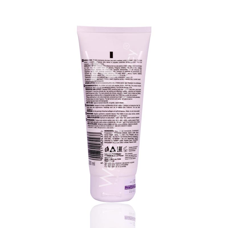 Seboradin Bebe Nourishing Body Cream 200Ml