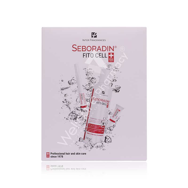 Seboradin Fitocell Gift Set-Serum 15X6g+Eyebrow&Eyelash Activator 6Ml+Shampoo 200Ml