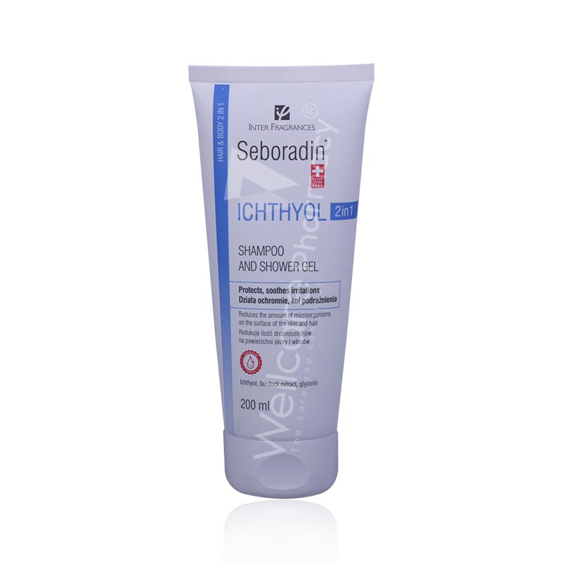 Seboradin Ichthyol 2 In 1 Shampoo And Shower Gel 200ml