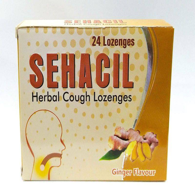 Sehacil Herbal Cough Lozenges Ginger 24'S