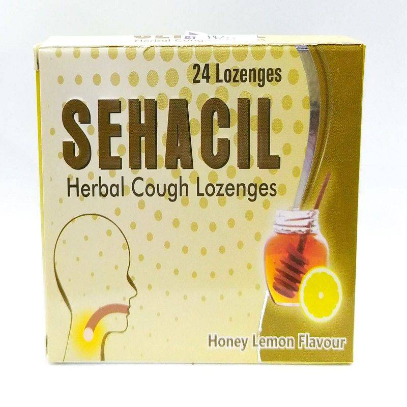 Sehacil Herbal Cough Lozenges Honey Lemon 24'S