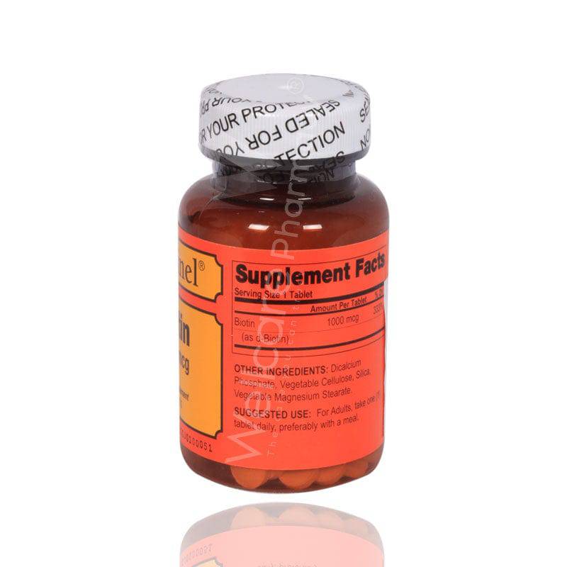 Sentinel Biotin 1000Mcg Tablets 30'S - Wellcare Pharmacy