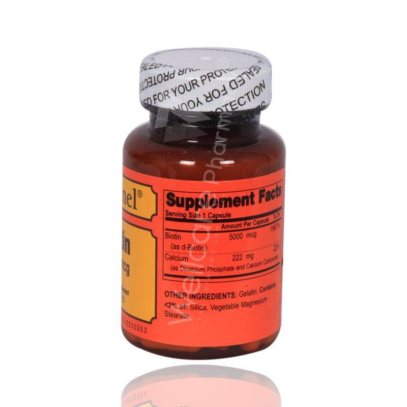 Sentinel Biotin 5000Mcg Capsules 60'S - Wellcare Pharmacy