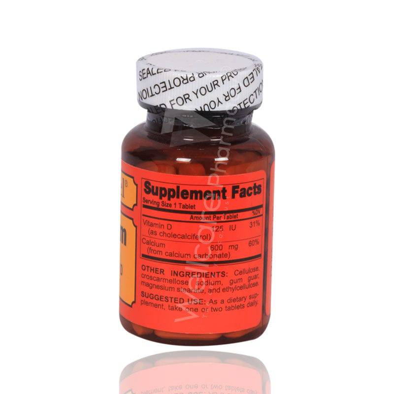 Sentinel Calcium 600Mg Tablets 60'S - Wellcare Pharmacy