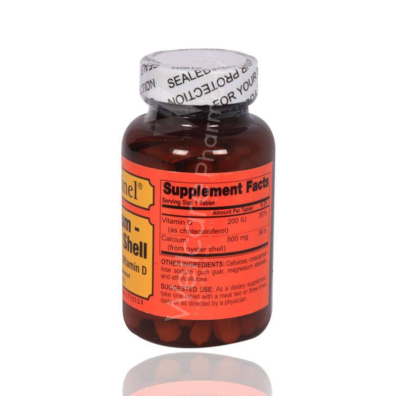 Sentinel Calcium Oyster Shell 500Mg Tablets 100'S - Wellcare Pharmacy