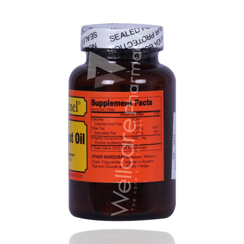 Sentinel Coconut Oil Softgel 60'S