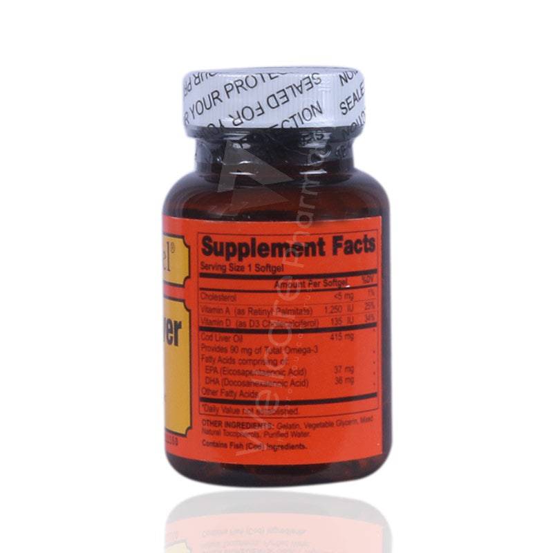 Sentinel Cod Liver Oil Capsules 60'S - Wellcare Pharmacy