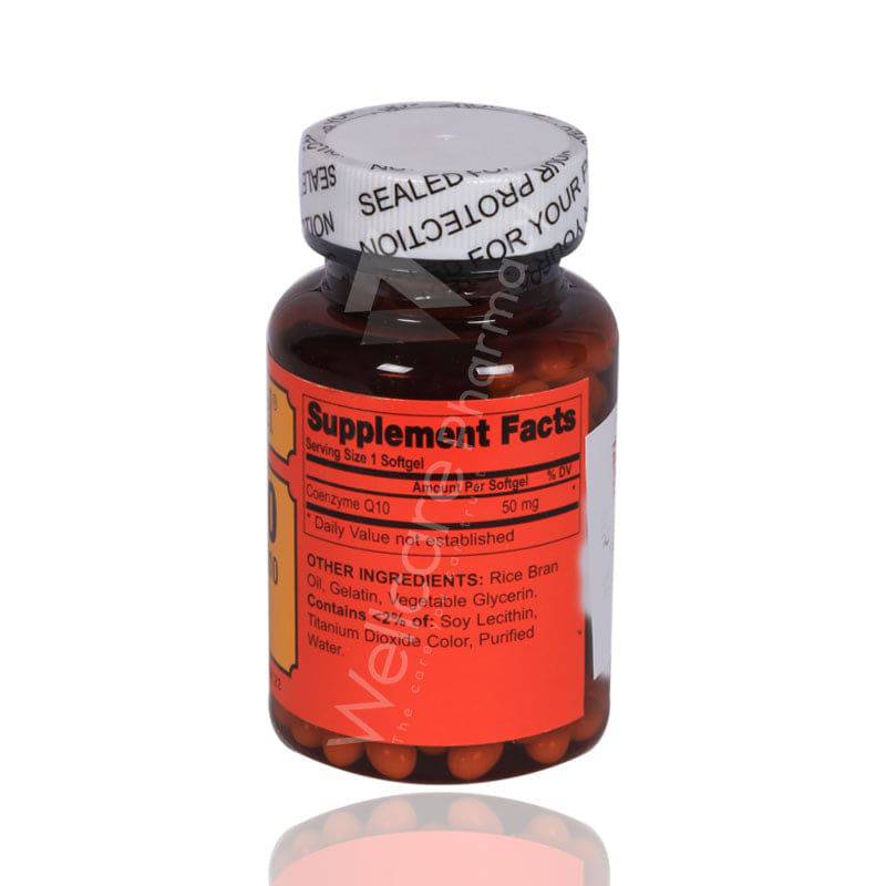 Sentinel Coenzyme Q10 Tablets 50Mg 50'S - Wellcare Pharmacy