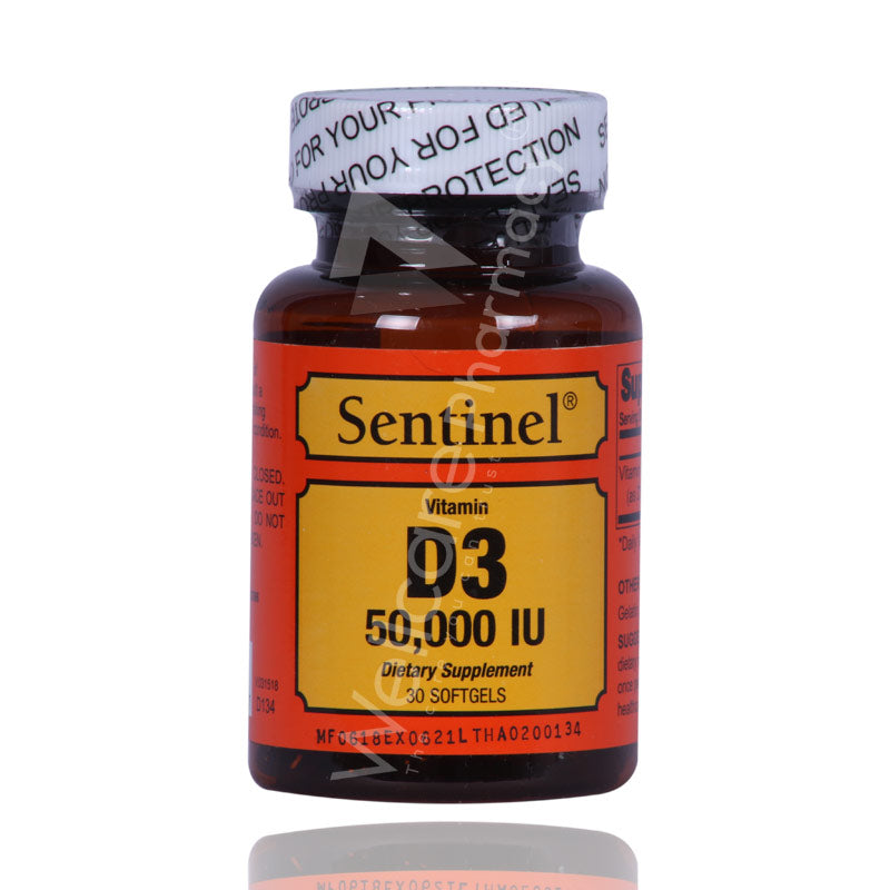Sentinel D3 50000 Softgel 30'S