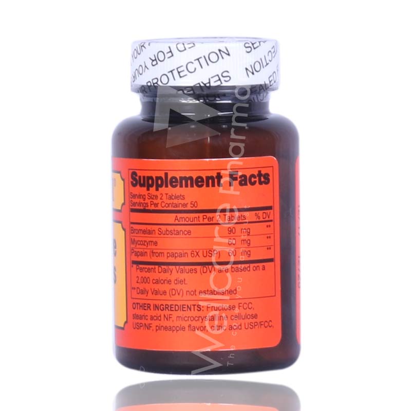 Sentinel Digestive Enzymes Tablets 100'S