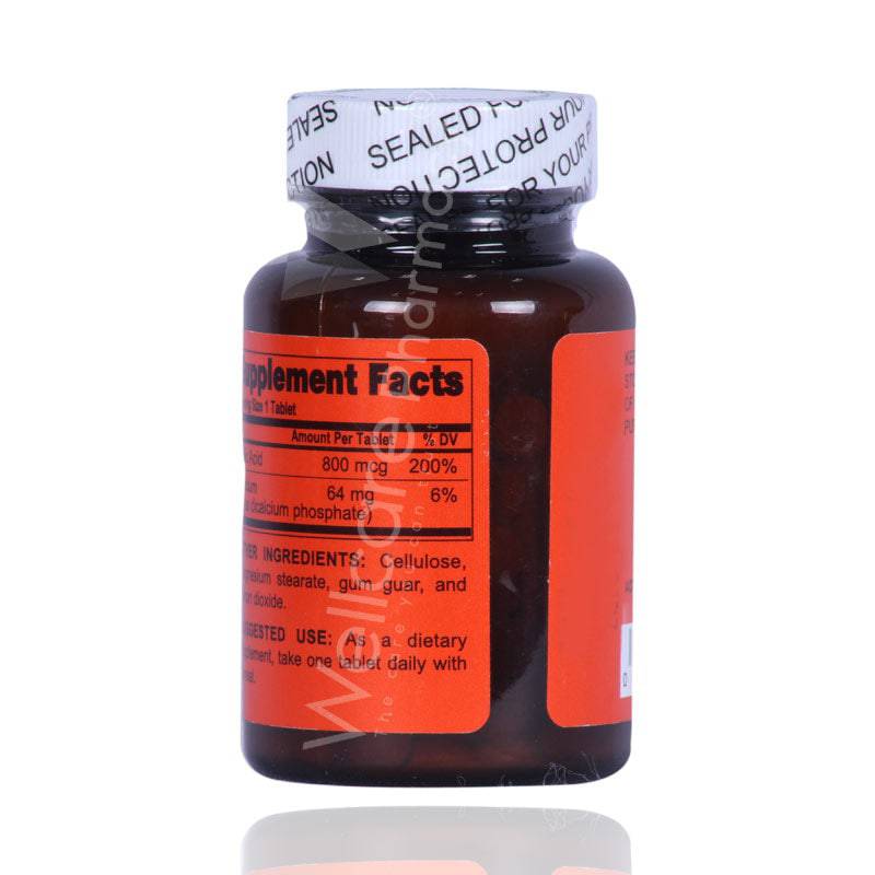 Sentinel Folic Acid 800Mcg Tablets 250'S - Wellcare Pharmacy