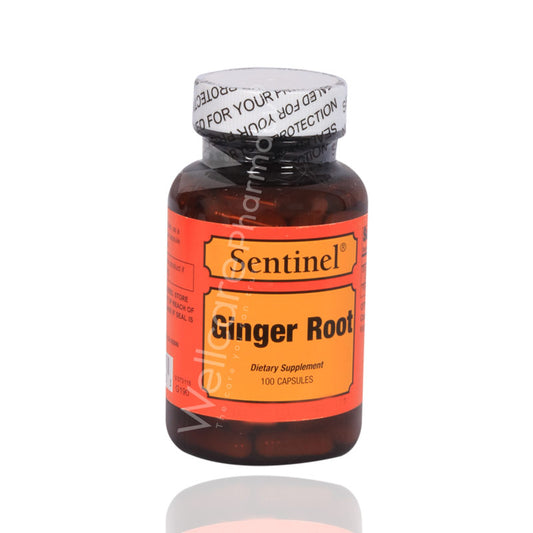 Sentinel Ginger Root 550Mg Capsules 100'S