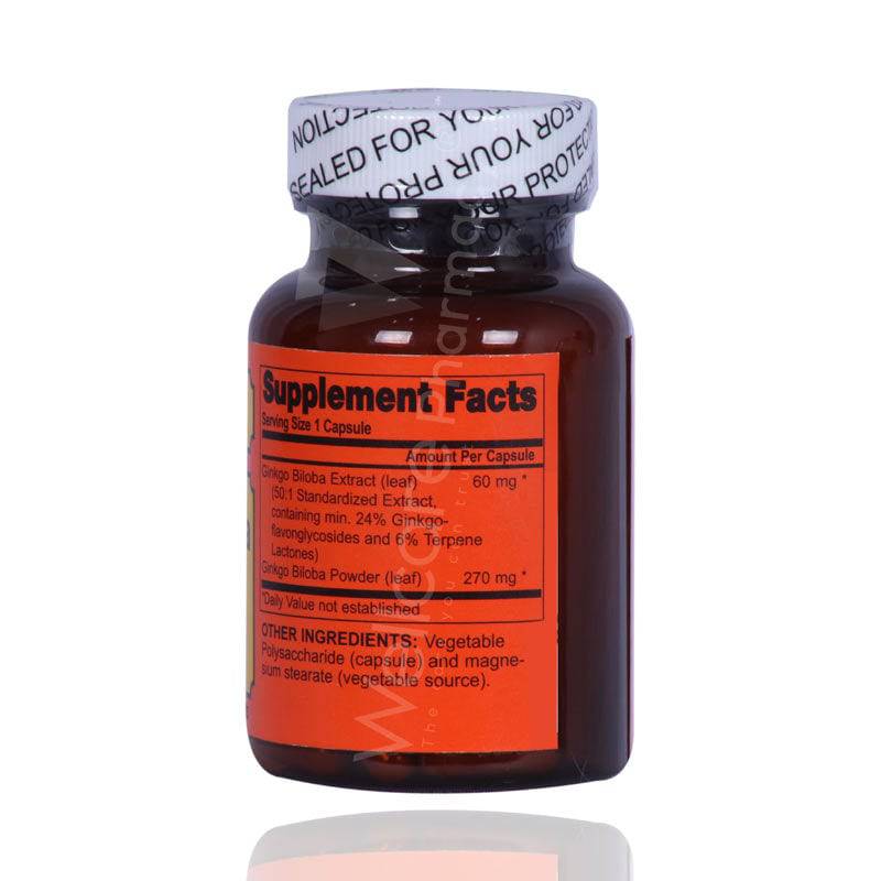 Sentinel Ginkgo Biloba 60Mg Capsules 60'S - Wellcare Pharmacy