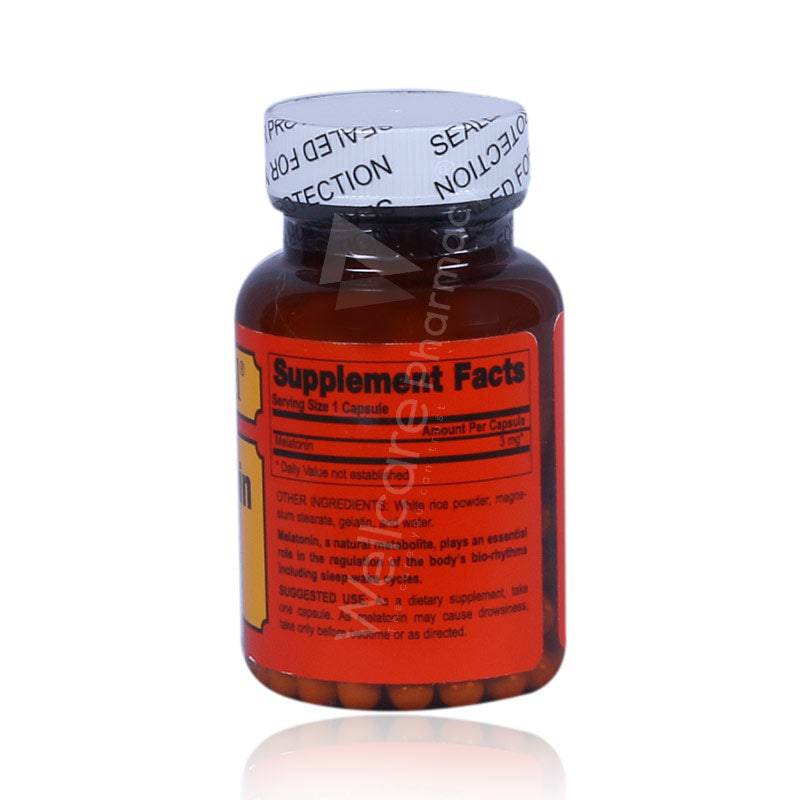 Sentinel Melatonin 3Mg Capsules 50'S - Wellcare Pharmacy