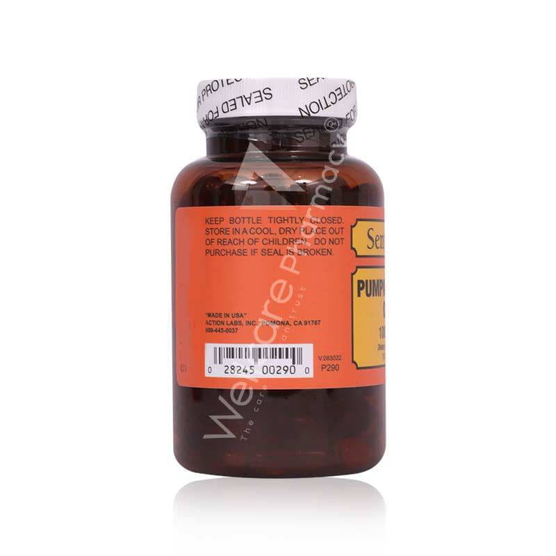 Sentinel Pumpkin Seed Oil 1000Mg Softgels 100'S