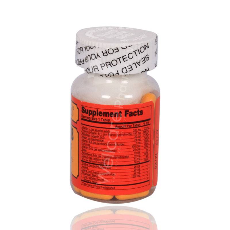 Sentinel Super B Complex Tablets 60'S - Wellcare Pharmacy