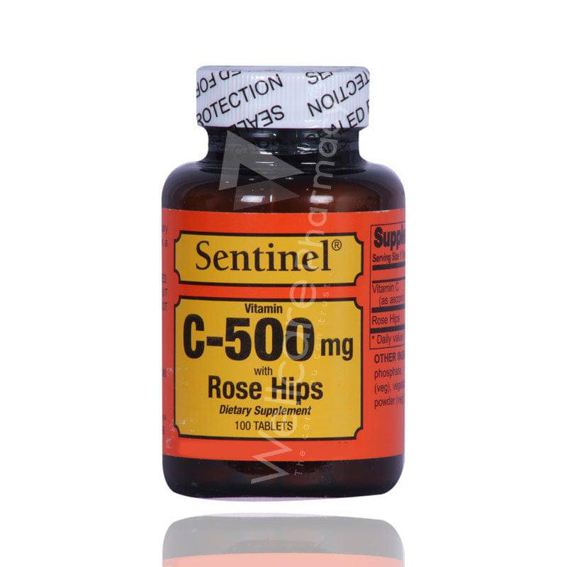 Sentinel Vitamin C-500Mg With Rose Hips Tablets 100'S - Wellcare Pharmacy