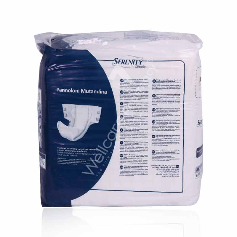 Serenity Fitted Brief Classic Extra Diaper Xl 15'S