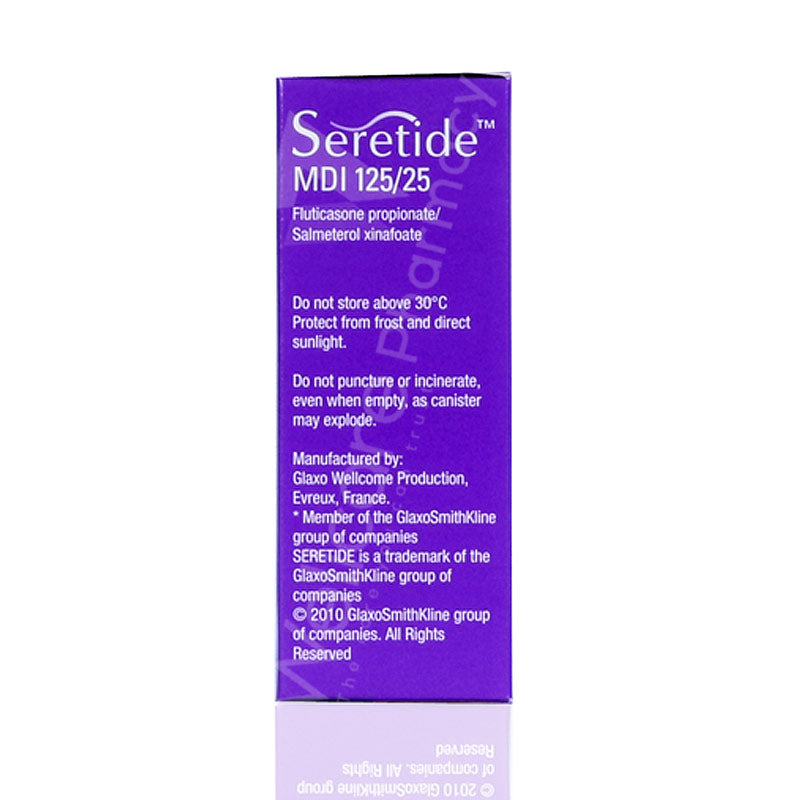 Seretide 125/25mcg Evohaler