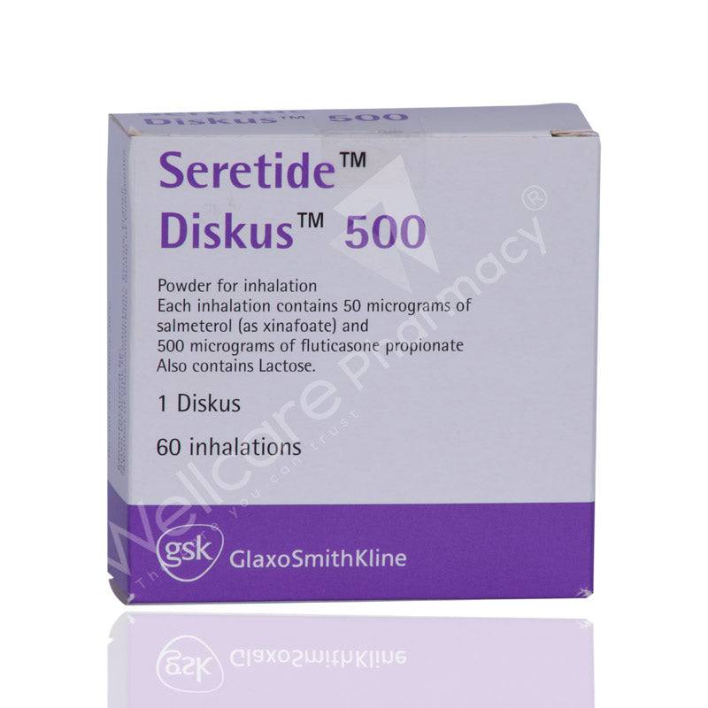 Seretide Diskus 50/500Mcg 60 Dose - Wellcare Pharmacy