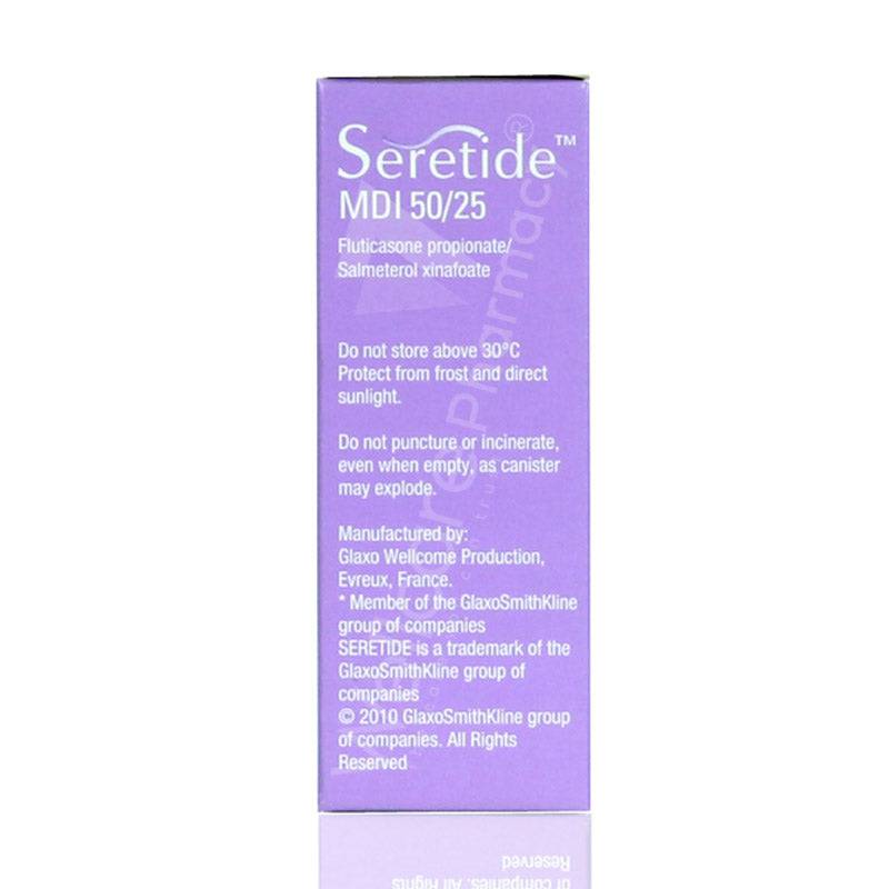 Seretide Mdi 50/25 Evohaler - Wellcare Pharmacy