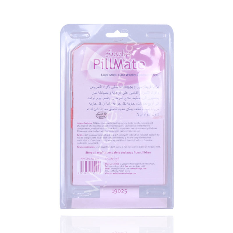 Shantys Pillmate Large Multi Dose Weekly Dispenser