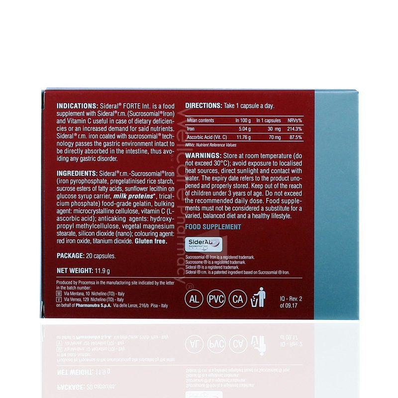 Sideral Forte Capsule 20'S