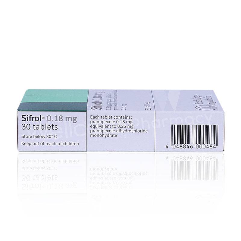 Sifrol O.18Mg/25Mg Tablets 30'S - Wellcare Pharmacy