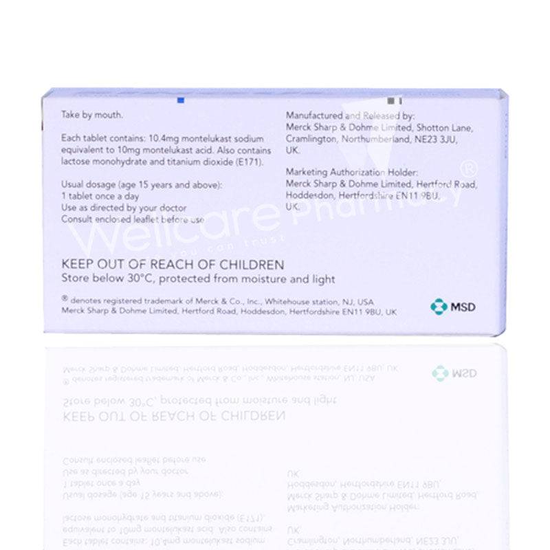 Singulair 10Mg Tablets 28'S - Wellcare Pharmacy