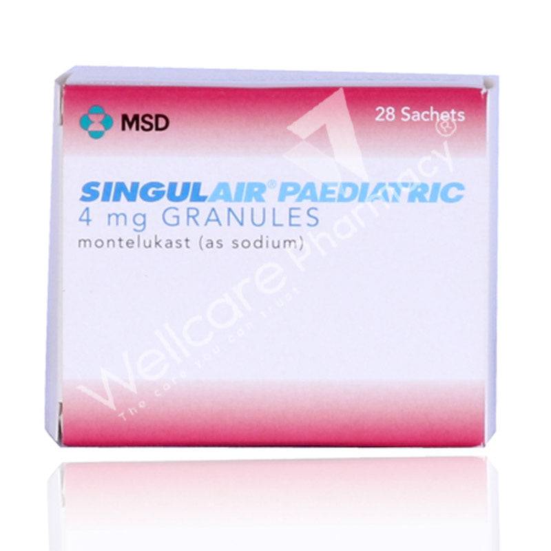 Singulair Paediatric 4Mg Granules 28'S - Wellcare Pharmacy