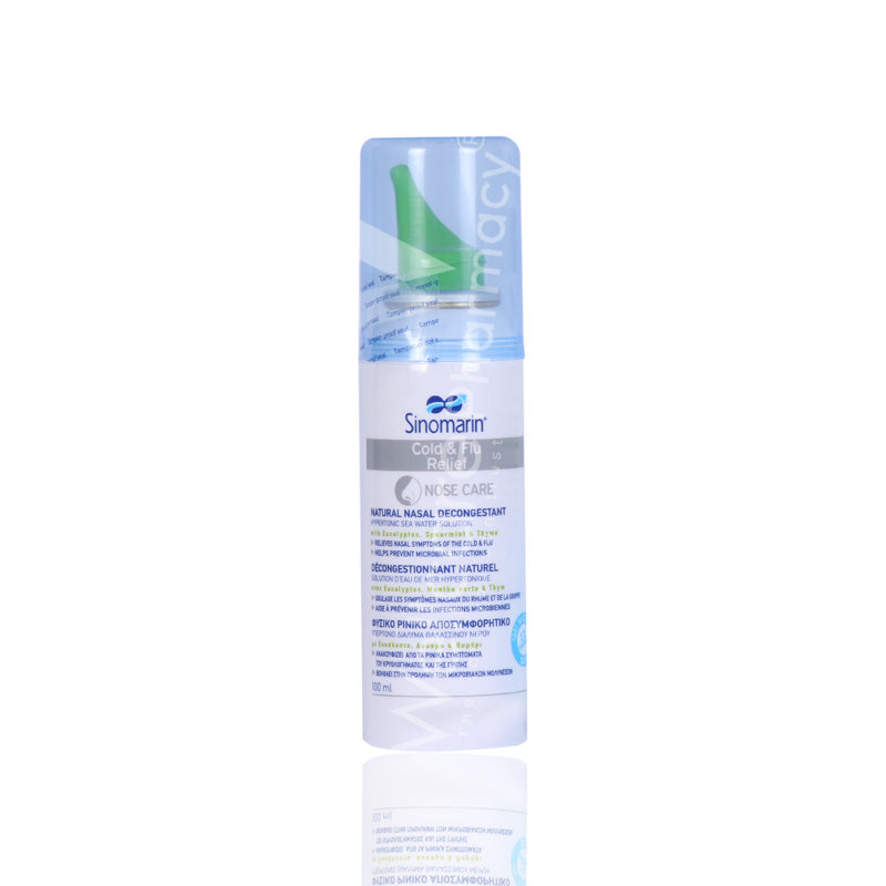 Sinomarin Cold & Flu Relief Nasal Spray 100Ml