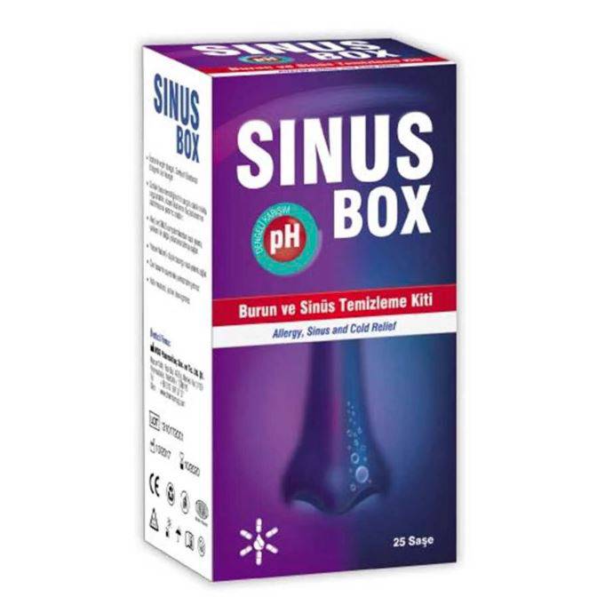 Sinus Box Nose & Sinus Cleanser Kit(25 Sachets)